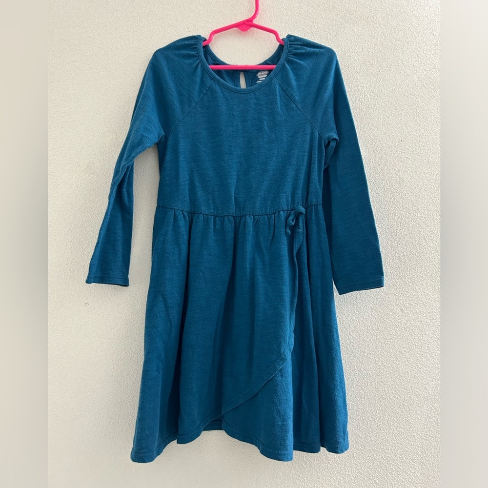 Old Navy Turquoise Long Sleeve Kids Dress size 5T